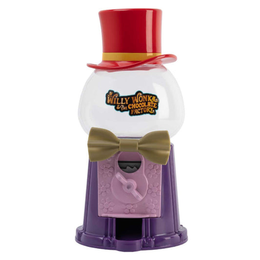 Máquina expendedora Willy Wonka & The Chocolate Factory - diseño oficial con sombrero rojo y pajarita