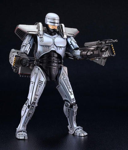 RoboCop MODEROID montado con Jetpack y armamento - vista frontal