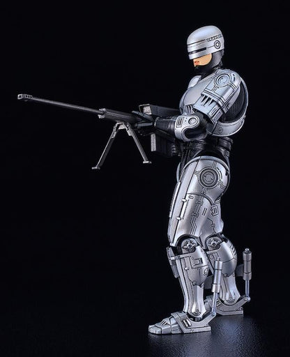 RoboCop MODEROID montado con rifle de francotirador - vista lateral