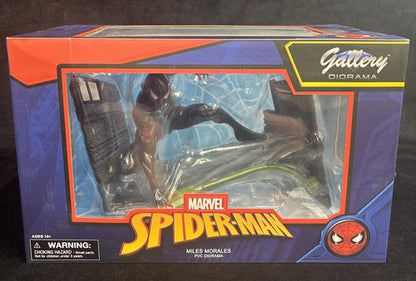 Miles Morales Spider-Man Marvel Gallery Diorama - caja oficial Diamond Select Toys